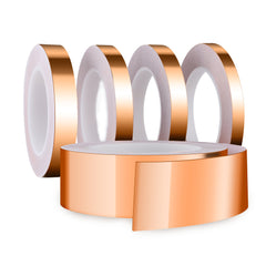 Le ruban adhésif en feuille de cuivre avec adhésif conducteur résout les interférences électromagnétiques et l'électricité statique