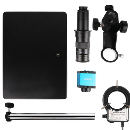 D180X-XHU4001 Digital Microscope, 180X Zoom, 48MP, 4K HDMI USB TF, Remote Control for Precision Inspection