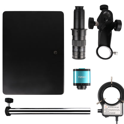 D180X-XHU4002 Digital Microscope, 180X Zoom, 48MP, 4K HDMI USB TF, Remote Control for Lab & Maintenance