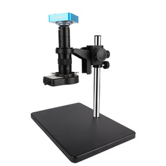 Microscopio digital YIZHAN de 38 MP, lente de 180 aumentos, cámara HDMI USB y control remoto para textiles y reparaciones.