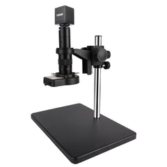 Microscopio digital YIZHAN de 13 MP con lente de 180X, salida HDMI y VGA, control inalámbrico para inspecciones.