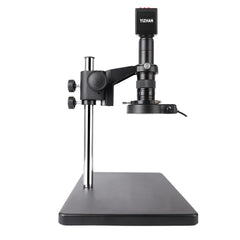 Microscopio digital YIZHAN de 13 MP con lente de 180X, salida HDMI y VGA, control inalámbrico para inspecciones.