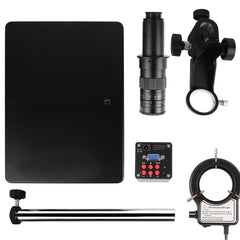 Microscopio digital YIZHAN de 13 MP con lente de 180X, salida HDMI y VGA, control inalámbrico para inspecciones.