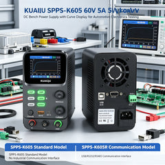 KUAIQU SPPS-K605 60V 5A DC Bench Power Supply with Curve Display for Automotive Electronics Testing