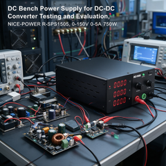 DC Bench Power Supply for DC-DC Converter Testing and Evaluation, NICE-POWER R-SPS1505, 0-150V 0-5A 750W