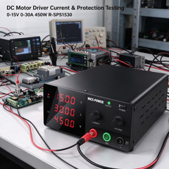 DC Motor Drive Testing Bench Power Supply R-SPS1530 0-15V 0-30A 450W NICE-POWER with Adjustable Output