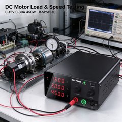DC Motor Drive Testing Bench Power Supply R-SPS1530 0-15V 0-30A 450W NICE-POWER with Adjustable Output