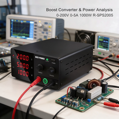 DC Power Supply for Converter Module Verification, NICE-POWER R-SPS2005, 200V 5A 1000W for Bench Testing