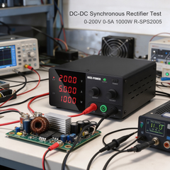 DC Power Supply for Converter Module Verification, NICE-POWER R-SPS2005, 200V 5A 1000W for Bench Testing