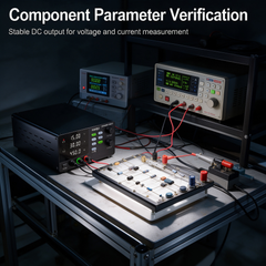 DC Test Power Supply KUAIQU 15V 30A 450W R-SPS1530S with 4-Digit Display for Electronic Component Testing
