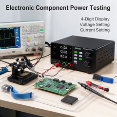 DC Test Power Supply KUAIQU 15V 30A 450W R-SPS1530S with 4-Digit Display for Electronic Component Testing