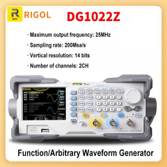 Generador de formas de onda arbitrarias/funciones RIGOL DG1022Z DG1032Z DG1062Z 25 MHz, 30 MHz, 60 MHz Generador de señales con función de barrido y modo ráfaga
