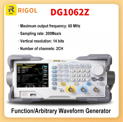 RIGOL Function / Arbitrary Waveform Generator DG1022Z DG1032Z DG1062Z 25MHz 30MHz 60MHz Sweep Function & Burst Mode Signal Generator