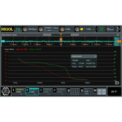 RIGOL Digital Oscilloscope DHO924 DHO924S Storage Oscilloscope Desktop 50Mpts Memory Depth 250MHz Support Type-C power supply