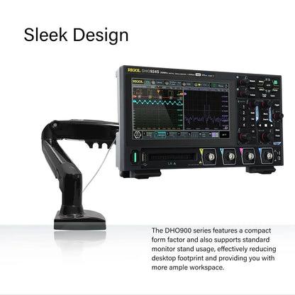 RIGOL Digital Oscilloscope DHO924 DHO924S Storage Oscilloscope Desktop 50Mpts Memory Depth 250MHz Support Type-C power supply