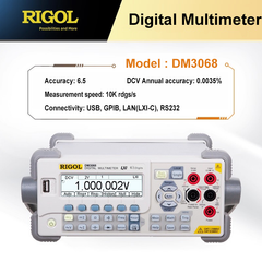 Multímetro digital RIGOL DM3068, comprobador automático de multímetro, pantalla digital de escritorio de 6,5 dígitos, USB, GPIB, LAN, RS232 