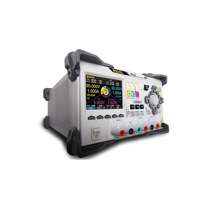 RIGOL DC Power Supply DP832 DP832A Programmable DC power supply 195W 3 channel V/A/W measurement USB LAN RS232 Digital IO opt.