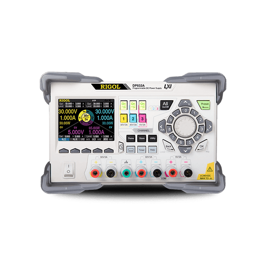 RIGOL DC Power Supply DP832 DP832A Programmable DC power supply 195W 3 channel V/A/W measurement USB LAN RS232 Digital IO opt.