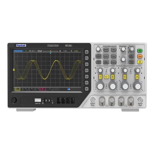 Hantek DPO6104B DPO6204B 4CH-Fluorescent Screen Oscilloscope 100MHz 200MHz for Pro-Grade Multi-Signal Testing