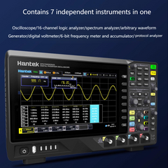 Hantek Multifunctional Digital Oscilloscope  DPO7104C DPO7354C DPO7504C 4-Channel 100MHz 350MHz 500MHz Bandwidthwith 10.1-inch Touch Screen