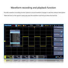 Hantek Multifunctional Digital Oscilloscope  DPO7104C DPO7354C DPO7504C 4-Channel 100MHz 350MHz 500MHz Bandwidthwith 10.1-inch Touch Screen