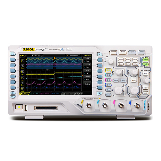 RIGOL Digital Oscilloscope DS1104Z Plus DS1104Z-S Plus 100MHz 24Mpts Memory DepthStorage Desktop Oscilloscope