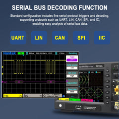 Hantek Digital storage desktop oscilloscope probe dual channel signal source generator DSO2C50 (500M+2CH+2G sampling rate)