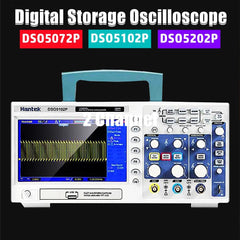 Hantek Digital Storage Oscilloscope DSO5072P DSO5102P DSO5202PUSB PC Osciloscopio 2 Channel  70/100/200MHz Bandwidth 1GSa/s Real Time Sample Rate