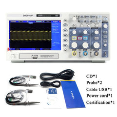 Hantek Digital Storage Oscilloscope DSO5072P DSO5102P DSO5202PUSB PC Osciloscopio 2 Channel  70/100/200MHz Bandwidth 1GSa/s Real Time Sample Rate