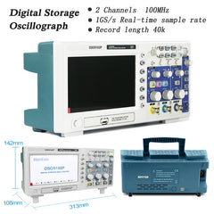 Hantek Digital Storage Oscilloscope DSO5072P DSO5102P DSO5202PUSB PC Osciloscopio 2 Channel  70/100/200MHz Bandwidth 1GSa/s Real Time Sample Rate