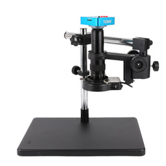 Microscopio digital electrónico YIZHAN de 38 MP, lente de 180X, salida HDMI/USB y soporte de brazo cruzado ajustable para un posicionamiento preciso.