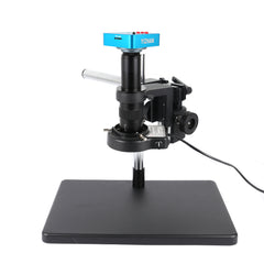 Microscopio digital electrónico YIZHAN de 38 MP, lente de 180X, salida HDMI/USB y soporte de brazo cruzado ajustable para un posicionamiento preciso.