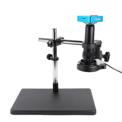 Microscopio digital electrónico YIZHAN de 38 MP, lente de 180X, salida HDMI/USB y soporte de brazo cruzado ajustable para un posicionamiento preciso.