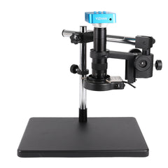 Microscopio digital YIZHAN 4K de 48 MP, cámara HDMI USB, lente de 180X y soporte de brazo cruzado con ajuste completo.