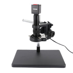Microscope numérique YIZHAN, objectif 180X, 13MP, sortie HDMI VGA, support à bras transversal réglable pour l'inspection électronique