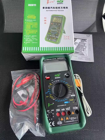 Digital Automotive Multimeter Closing angle 120 ° 360 ° 500~10000RPM 300 ~ 19999 RPM Battery Testing Professional Digital Multimeter