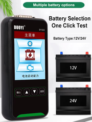 Testeur de système de batterie DC 9V ~ 35V Démarrer le test du système Test de durée de vie de la batterie adapté à la batterie 12V / 24V Écran couleur de 3,2 pouces 