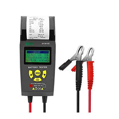 Probador de sistema eléctrico de batería automotriz con impresora, comprobador de voltaje de batería de 12 V/24 V, comprobador de resistencia interna, herramienta de prueba eléctrica. 