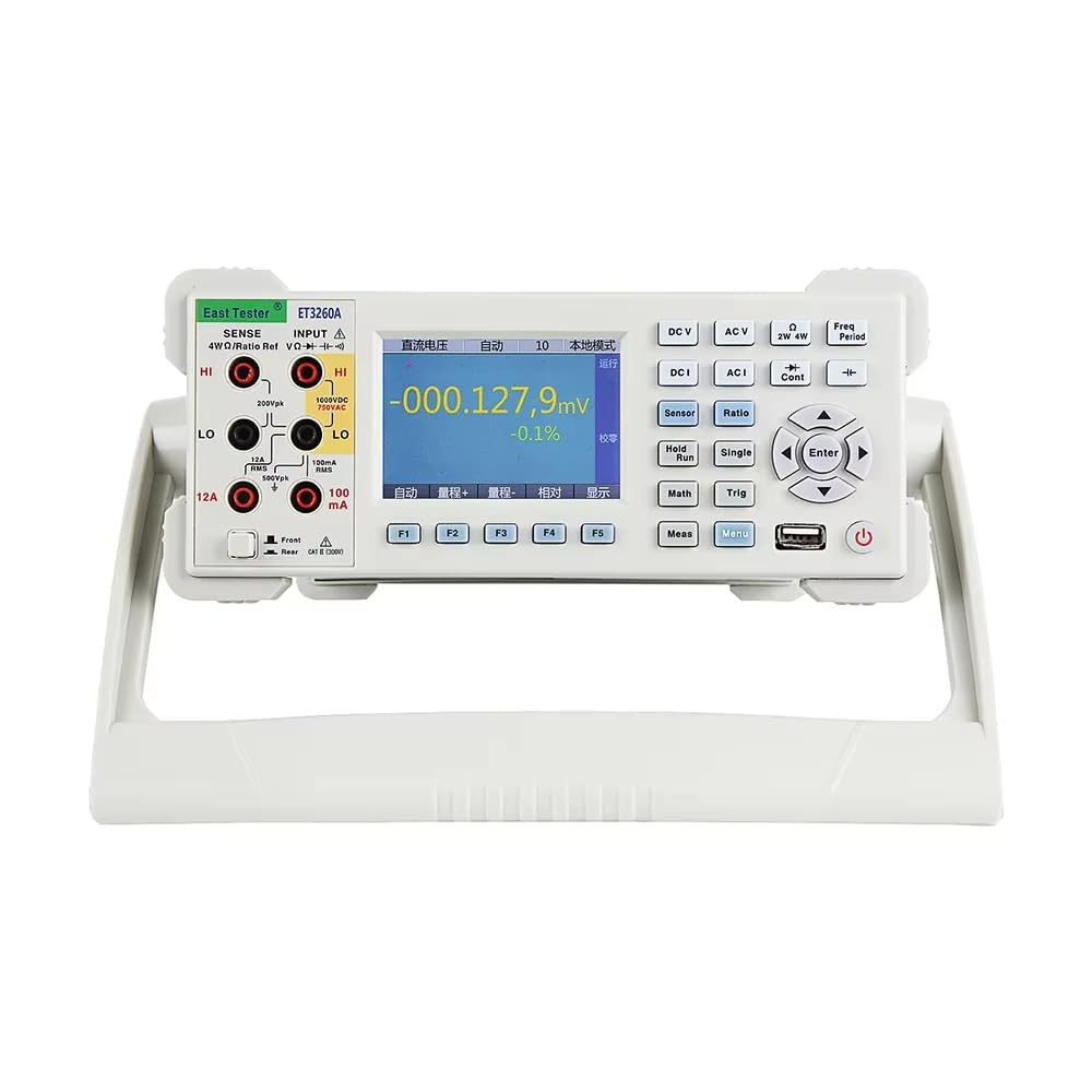 ET3260A Desktop LCD Display Digital Multimeter 6½ Digit Precision Automatic Range Probe Digital Multimeter