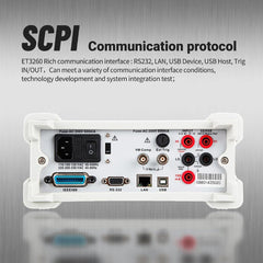 ET3260A Desktop LCD Display Digital Multimeter 6½ Digit Precision Automatic Range Probe Digital Multimeter
