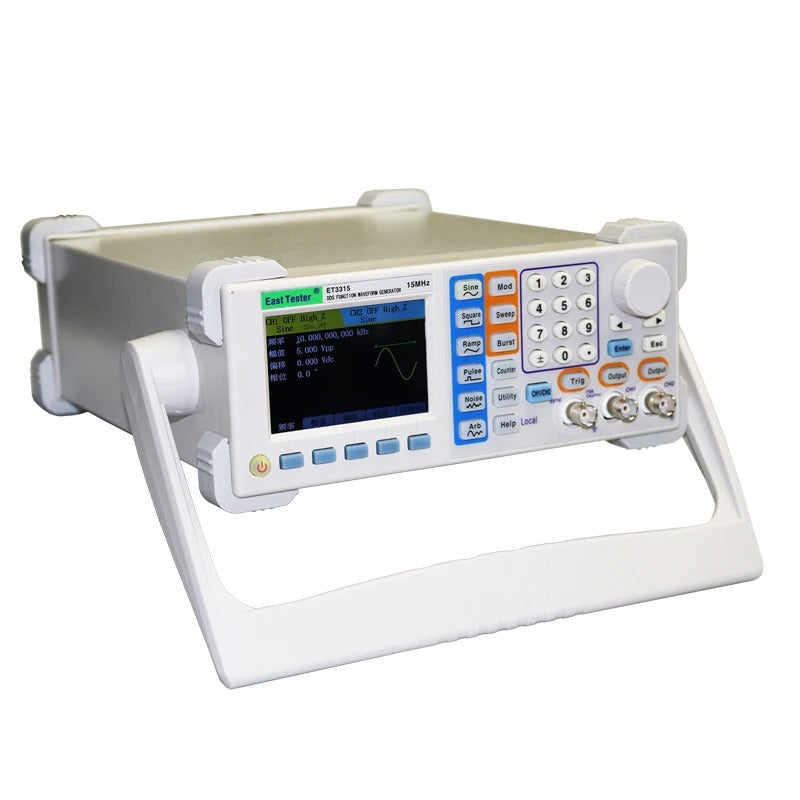 Générateur de fréquence ET3315 Générateur de fonctions/formes d'ondes arbitraires à double canal Générateur de fréquence Périphérique USB