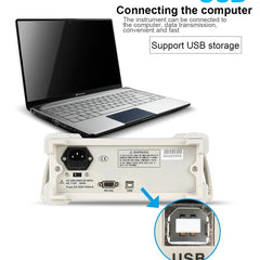 Generadores de funciones de forma de onda ET3325 con 5 formas de onda básicas y 32 formas de onda arbitrarias. Interfaz de dispositivo RS232 y USB. 