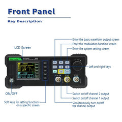 ET3360C Two-Channel Function/ Arbitrary Waveform Generator 60Mhz Frequency Meter ET3360C Signal Source
