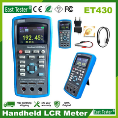 Medidor LCR portátil compacto ET430, nuevo, para mediciones LCR, comprobador de resistencia, inductancia y capacitancia de puente digital para líneas de producción.