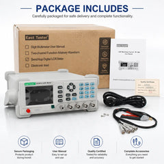 ET4410 Testeur LCR numérique de table 100 Hz ~ 100 K, inductance, capacité, résistance, multimètre, précision fiable 
