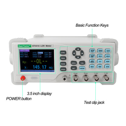 ET4410 Digital LCR Meter 100Hz~100K Benchtop Inductance Capacitance Meter Resisitance Multimeter Tester Reliable Precision