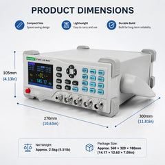ET4410 Testeur LCR numérique de table 100 Hz ~ 100 K, inductance, capacité, résistance, multimètre, précision fiable 