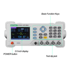 ET4501 Pont de mesure numérique LCR (LCR Meter) 10~10 kHz, réglable en continu, pas de 1 Hz ; Protocole SCPI, affichage à 5 chiffres pour L/C/R/Z, etc. 