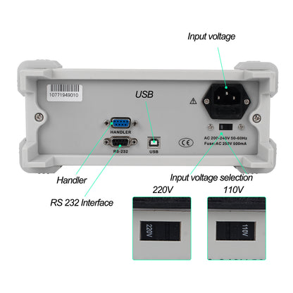 ET4502 Digital Bridge Benchtop LCR Meter 10Hz~20kHz 5 -Digit Display for Precision Work,Automotive/Aerospace