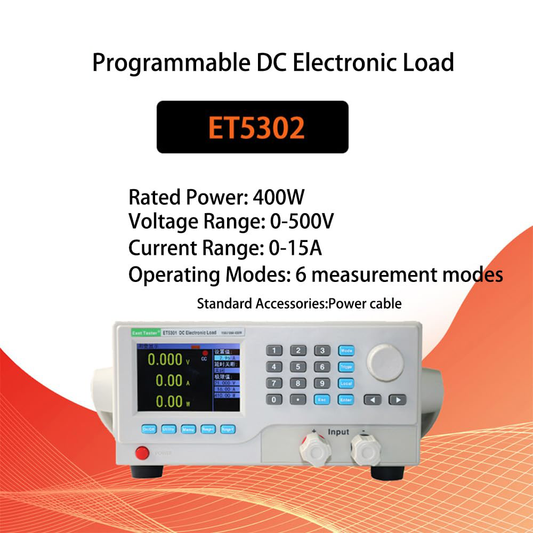ET5301 Desktop Programmable DC Electronic Load OCP,OVP, OPP,OTP functions Dynamic test mode  intelligent fan speedcontrol